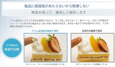 デンマーク・グラム製 高湿冷蔵庫M930